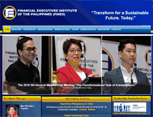 Tablet Screenshot of finex.org.ph